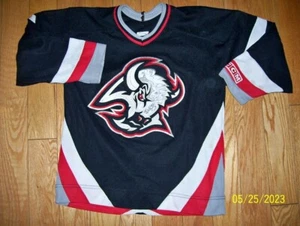 Buffalo Sabres Pro Player NHL Hockey Jersey Size Kids S/M Black Autographes - Picture 1 of 3