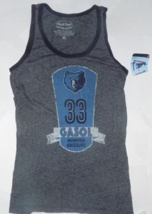 NEW NBA Marc Gasol Memphis Grizzlies Tank Top Shirt Women XS Tri Blend NWT K432 - Picture 1 of 1