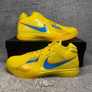 Nike Zoom KD 3 'Christmas' Size 15 Men Basketball Vibrant Yellow FD5606-700 - Picture 1 of 7