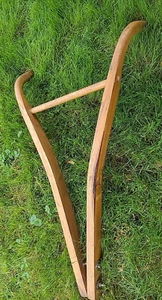 Paar Eiche kleine Gartenfarm Pfluggriffe 39" lang. Pferd gezogener oder Schubpflug (E7) - Bild 1 von 21