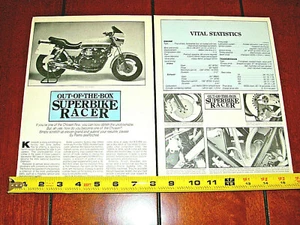 1982 KAWASAKI KZ1000S FACTORY SUPERBIKE - ORIGINAL ARTICLE - Picture 1 of 3