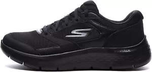 SKECHERS Go Walk Flex Para hombres 12 Tenis Refrigerados por Aire Zapatos con Cordones Negros 216480 - Imagen 1 de 10