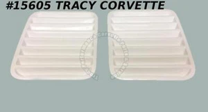 1984-1996 Corvette Hood Louvers Vents Scoops/Pair HLU Fiberglass - Picture 1 of 4