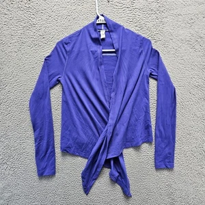 Ivivva Cardigan Womens Size XS Blue Four's A Charm Wrap Top - Picture 1 of 9