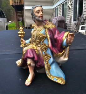 Franklin Mint The Vatican Nativity Collection Gaspar Porzellan 3 Weise Männer - Bild 1 von 9