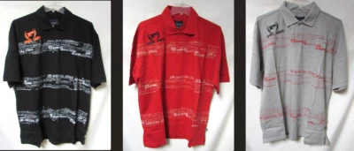 Polo Phat Farm para hombre talla XL o 2XL, gris rojo o negro C1 6563 Foto 1 de 4