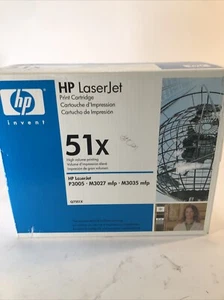 Genuine HP LaserJet 51X Print Cartridge Black Q7551X NEW - Picture 1 of 6