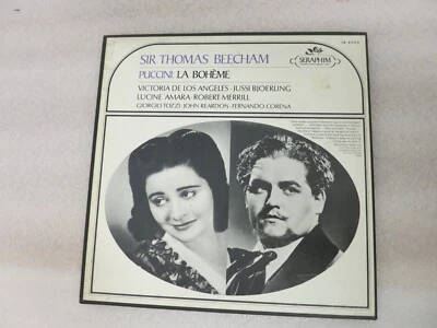 Giacomo Puccini LA BOHEME Victoria De Los Angeles 2 LP set - Image 1 of 3