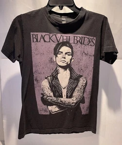 Black Veil Brides Band Womens Sz S 32 Chest T Shirt Rare Graphic Andy Black - Picture 1 of 11