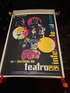 PUERTO RICO VINTAGE SILKSCREEN Turfino SERIGRAPH POSTER / ART - Picture 1 of 6