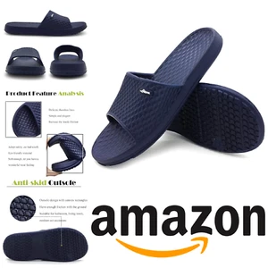 Beach Shoes Sandals Size 6.5 Shower Slippers Slides Open Toe Bathroom Indoor - Picture 1 of 8