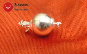 10mm Sterling Silver(S925) Round Ball One Strings Clasp Accessories for Jewelry - Picture 1 of 3