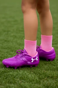 Botines de fútbol Under Armour Magnetico Pro 3 FG 3027497-500 púrpura para mujer talla 7 - Imagen 1 de 7