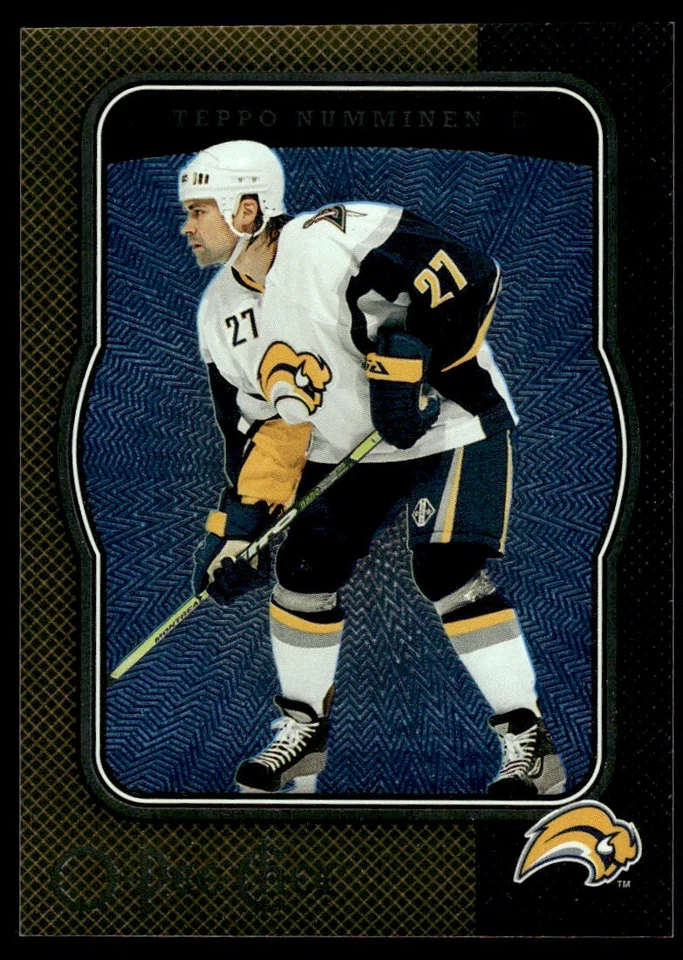 2007-08 O-Pee-Chee Micromotion Teppo Numminen Buffalo Sabres #63 - Image 1 of 2