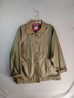 Woolrich женщин поле сарая куртка XXL 2XL зеленый полный молнии флис с подкладкой карманы - Изображение 1 из 4