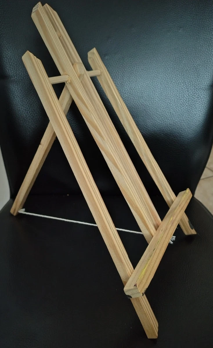 Jekkis Staffelei Aus Holz, 30,5 Cm Hoch – 4 Stück, Faltbar, Für Künstler & Klassenzimmer