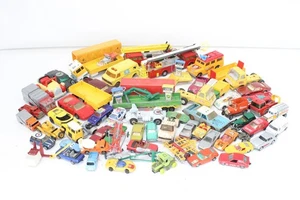 F x70 Vintage Loose Diecast Vehicles Inc. Corgi, Matchbox, Fire Engine, Tractor - Picture 1 of 11