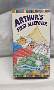 Arthur’s First Sleepover & Arthur’s Lost Dog VHS  - Picture 1 of 4
