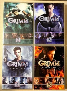Grimm DVD Seasons 2 - 5 David Giuntoli TV Series Horror Universal Season 2 3 4 5 - Picture 1 of 15