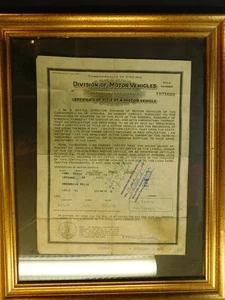 Ford Reisebus Modell A 1930 Wandbild für Mancave - Bild 1 von 2