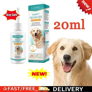 Pets Dog Wart-Remover Natural Painless Animal Warts Skin Tag Treatment 20ml - Picture 1 of 10