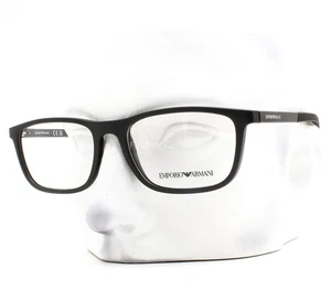 Emporio Armani Eyeglasses EA 3069 5001 Glasses Matte Black 53-17-140 No Case - Picture 1 of 5