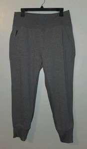 Pantalones deportivos deportivos Athleta para hombre L grandes grises - Imagen 1 de 4