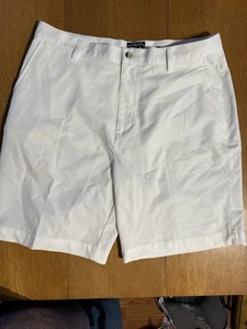 Pantalones Cortos Adidas Golf Climacool Para Hombre 36x9 Blanco Aire Libre Rendimiento Elastizados Tenis - Imagen 1 de 8