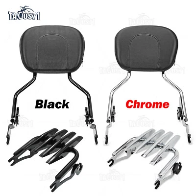 Respaldo desmontable barra Sissy/portaequipajes Electra Glide para Harley 2009-2025 Foto 1 de 4