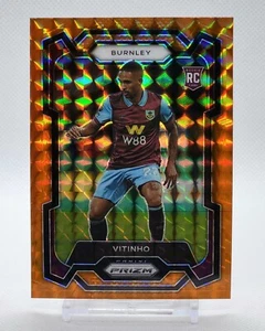 2023-24 Panini Prizm Premier League Vitinho Orange Mosaic Prizm #270 RC Burnley - Picture 1 of 2