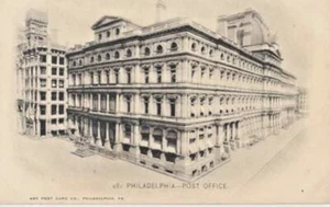 PC Postal OFICINA DE CORREOS DE FILADELFIA Pennsylvania PA alrededor de 1910 - Imagen 1 de 1