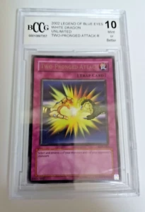 2002 YuGiOh Legend Of Blue Eyes White Dragon Unl. Two-Pronged Attack (R) BCCG 10 - Picture 1 of 1