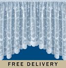 Hawaii Jardiniere Net Curtain - All Over Butterfly Pattern With Elevated Base
