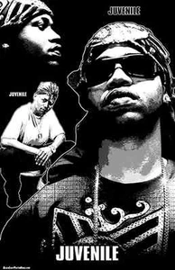 JUVENILE 11x17 "Black Light" Poster - Picture 1 of 1