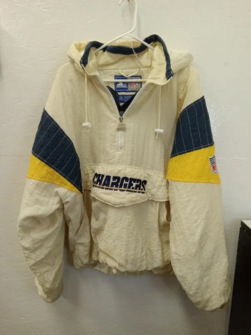 Vintage Starter NFL Coat San Diego Chargers Mens Size L E113 RC Cover