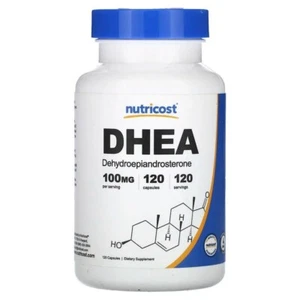 DHE A- 100mg NUTRICOST 120 capsulas, ANTIEDAD, SALUD SEXUAL - Imagen 1 de 2