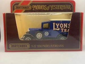 Matchbox Yesteryear Y- 22 1930 Ford Model "A" Van (England) - Picture 1 of 2