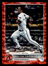 2022 Topps Daulton Varsho  Red Foilboard SN071/199 #394 Arizona Diamondbacks