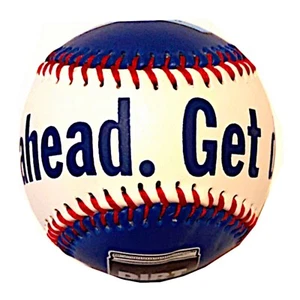 WISK GO AHEAD GO DIRTY souvenir baseball ball 2 3/4” collectible - Picture 1 of 3