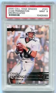 2000 Collector's Edge Graded EG Uncirculated #101 Chad Pennington PSA 9 RC - Picture 1 of 2
