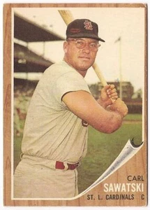 1962 Topps #106 Carl Sawatski St. Louis Cardinals - Picture 1 of 2