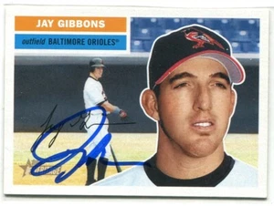 2005 TOpps Heritage Jay Gibbons #35 SIGNED AUTO AUTOGRAPH HA RETROGRAPH BUYBACK - Picture 1 of 2