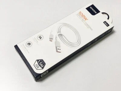 Sendem M65P Data Cable 1.5m USB iPH 5A White For iPhone 11 12 13 14 - Image 1 of 2