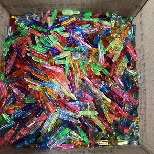 Vintage LITE BRITE PEGS - Mostly 7/8" Small Pegs - Sold by the Ounce - Picture 1 of 2