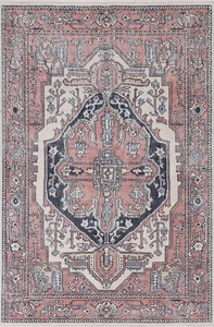 Traditional Heriz Serapi Turkish 4x6 ft Area Rug Wool Antique Look Hand-knotted - Picture 1 of 12