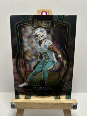 KADER KOHOU 2022 Select CLUB LEVEL Rookie RC #240 Miami Dolphins - Image 1 of 4