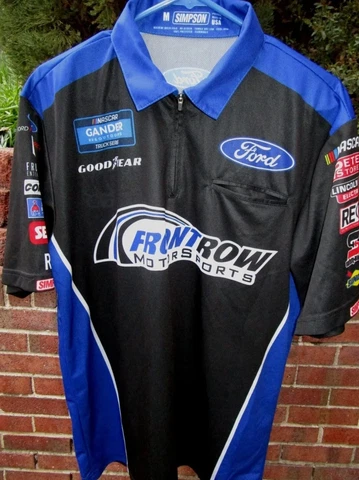 Todd Gilliland #38 FRONT ROW MOTORSPORTS  Pit Crew Shirt - MEDIUM Cover