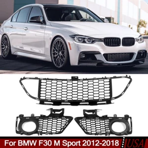 Parachoques delantero deportivo deportivo BMW F30 330i M 2012-18 parrilla inferior luz antiniebla cubierta parrilla - Imagen 1 de 13