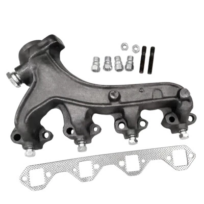 Left Exhaust Manifold For 1988-1996 Ford Bronco E150 E250 E350 Van Econoline Cab Foto 1 de 4