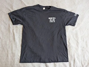 Bikini Kills Shirt Adult Large Black 2023 Crew Tour Exclusive Double Sided Rock - Picture 1 of 11
